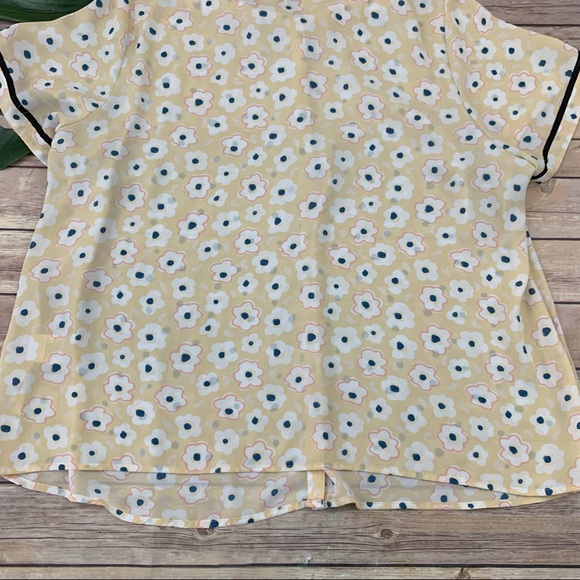 Modcloth floral peter pan collar button up top - Picture 10 of 12